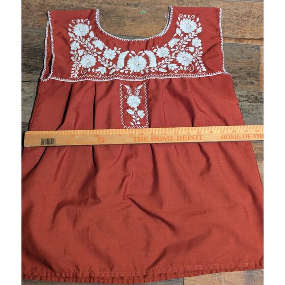 NATIVA Embroidered Top / Blouse - Size S - Beautiful Floral Design! - Picture 4 of 6